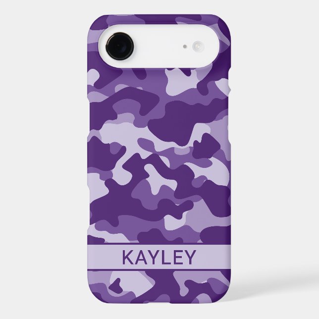 Purple Camouflage Personalised (Back)