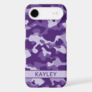 Purple Camouflage Personalized