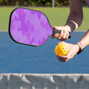 Purple Camouflage Pickleball Paddle