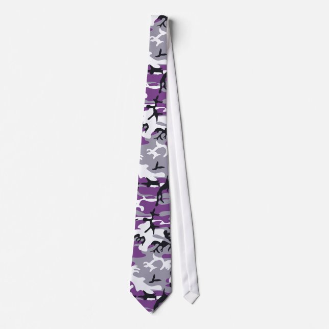 Purple Camouflage Tie (Front)