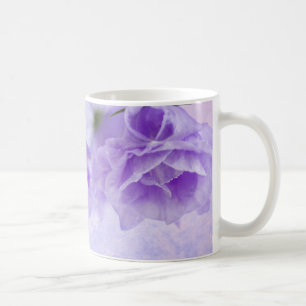 Purple Campanella Flowers Macro Coffee Mug