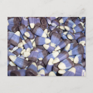Purple Candy Corn Postcard