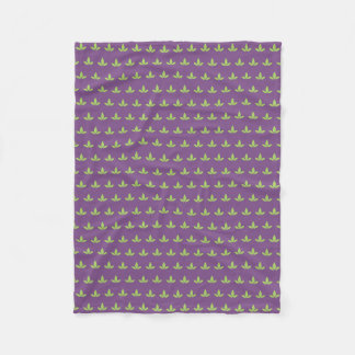 Purple Cannatopia Logo Blanket