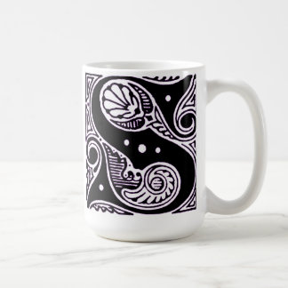 Purple Capital letter 'S' - Mug