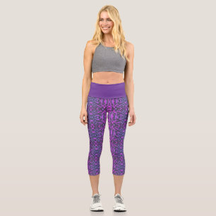 Purple Capri Leggings