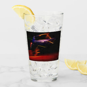 purple car dance glass