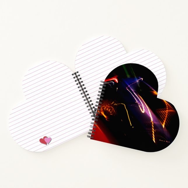 purple car dance notebook (Inside)