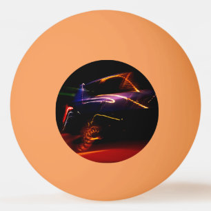 purple car dance ping pong ball