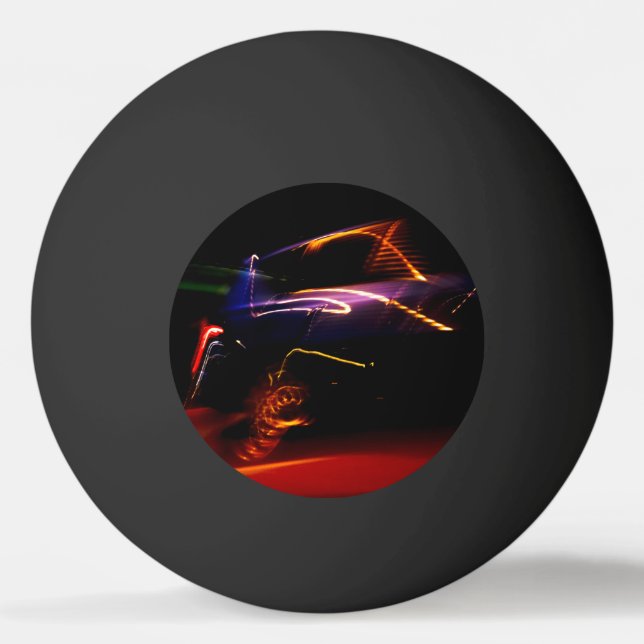 purple car dance ping pong ball (Front)