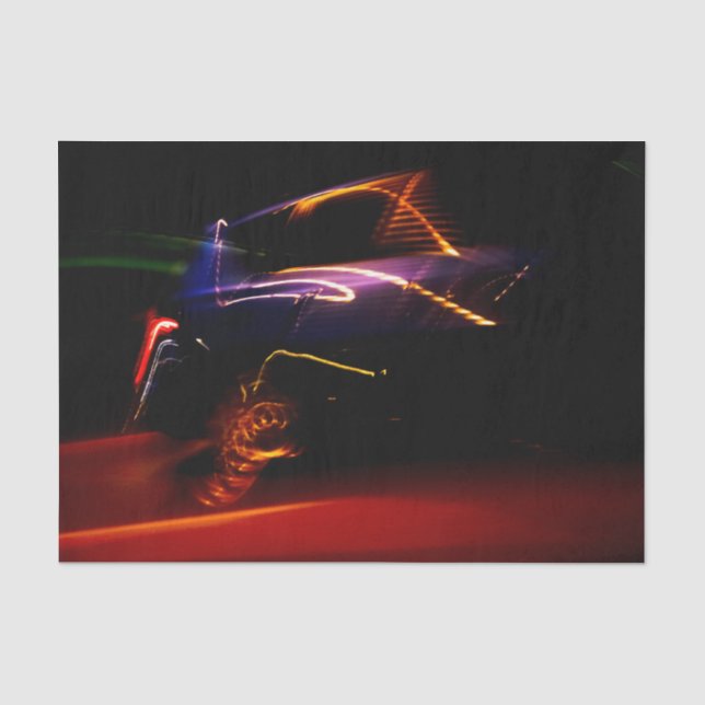 purple car dance tissue paper (Front)