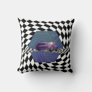 Purple Car Winner's Circle Cushion