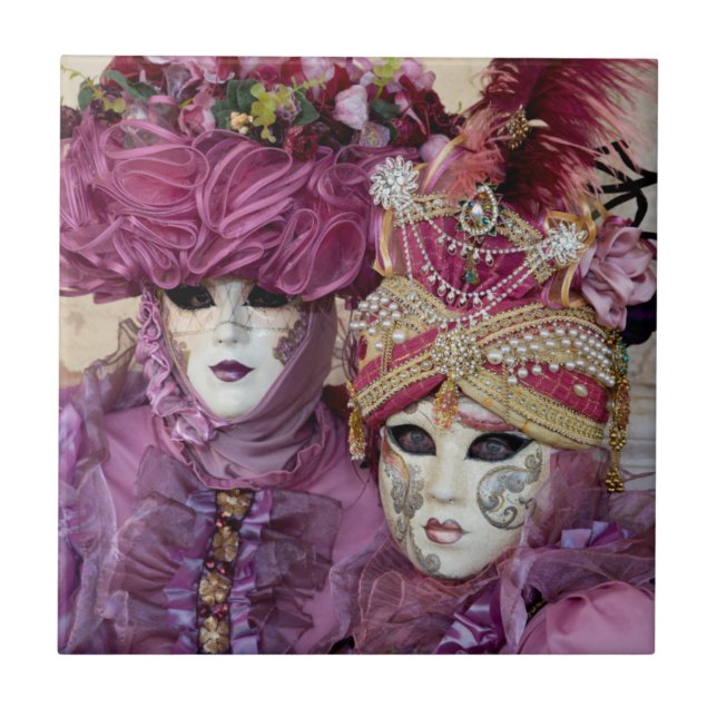 Purple Carnival costume, Venice Tile (Front)