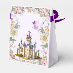Purple castle Fairytale theme Favour Box