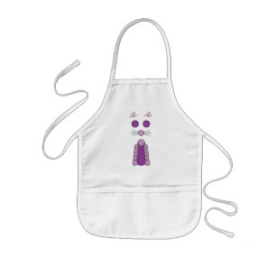 Purple CAT Kids Apron