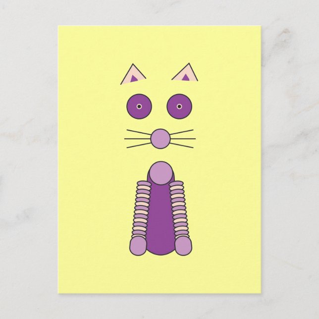 Purple CAT Postcard (Front)