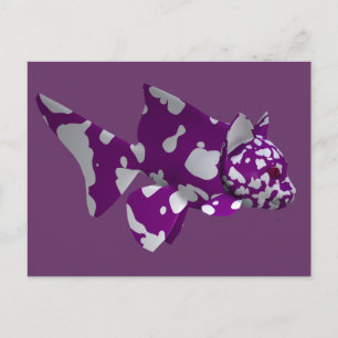Purple Catfish Postcard