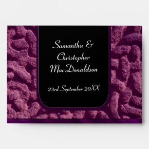 Purple celtic knot art envelopes