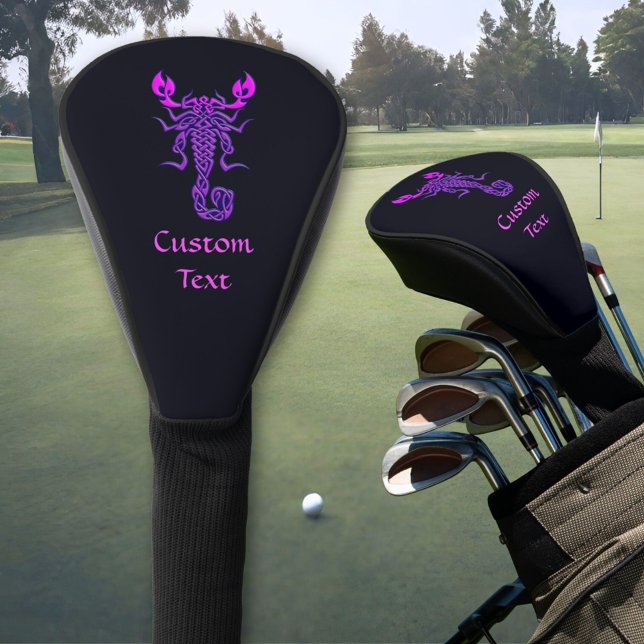 Purple Celtic Knot Scorpion Golf Head Cover (Creator Uploaded)