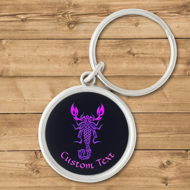 Purple Celtic Knot Scorpion Key Ring (Creator Uploaded)