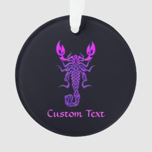Purple Celtic Knot Scorpion Ornament