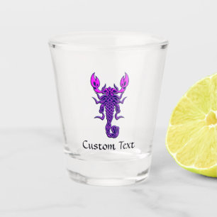 Purple Celtic Knot Scorpion Shot Glass