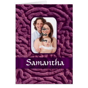 Purple Celtic knotwork symbol