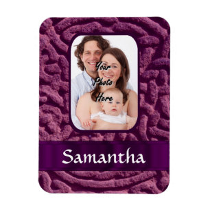 Purple Celtic knotwork symbol Magnet