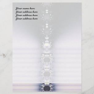 Purple Chain Letterhead Design