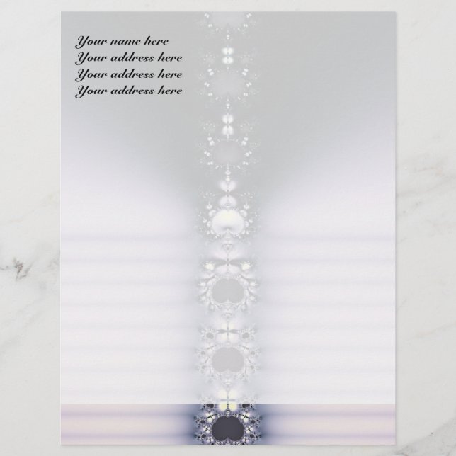 Purple Chain Letterhead Design (Front)