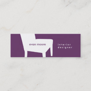 Purple Chair Business Card