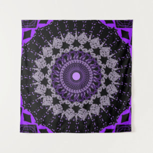 Purple Chakra Tapestry – Spiritual Wall Art