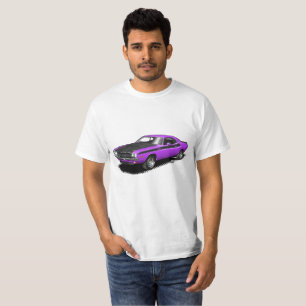Purple Challenger classic car t-shirt