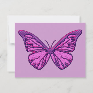 Purple Check Butterfly