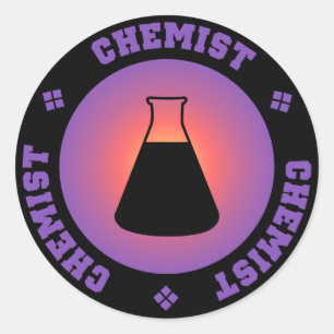 Purple Chemist Sticker