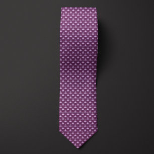 Purple Chemistry Beaker Tie