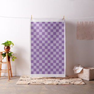 Purple Chequerboard Fabric