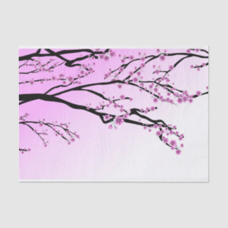 Purple Cherry Blossom Sakura Tissue Paper