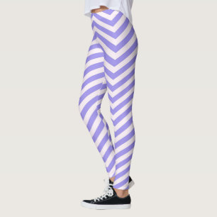 Purple Chevron Leggings