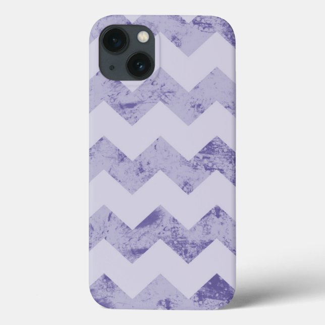 Purple Chevron Stripes  Case-Mate iPhone Case (Back)