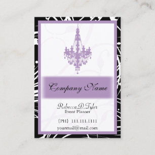 purple Chic Business Cards