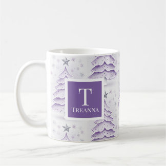 Purple Christmas Coffee Mug