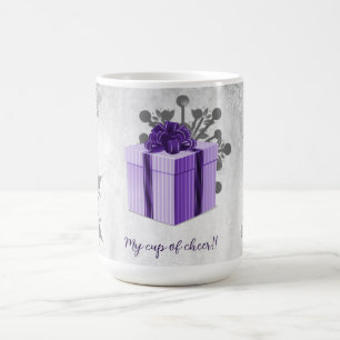 Purple Christmas Gift Holiday Mug