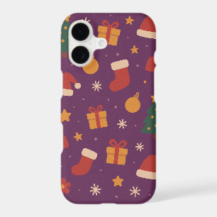 Purple Christmas Pattern Aesthetic – Cute Holiday 