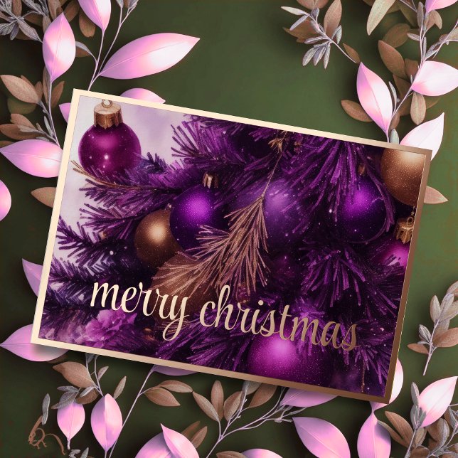 Purple Christmas Tree with Ornaments (Creator Uploaded)