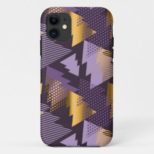 purple christmas trees Case-Mate iPhone case