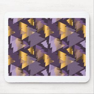 purple christmas trees mouse pad