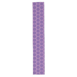Purple Circles Table Runner