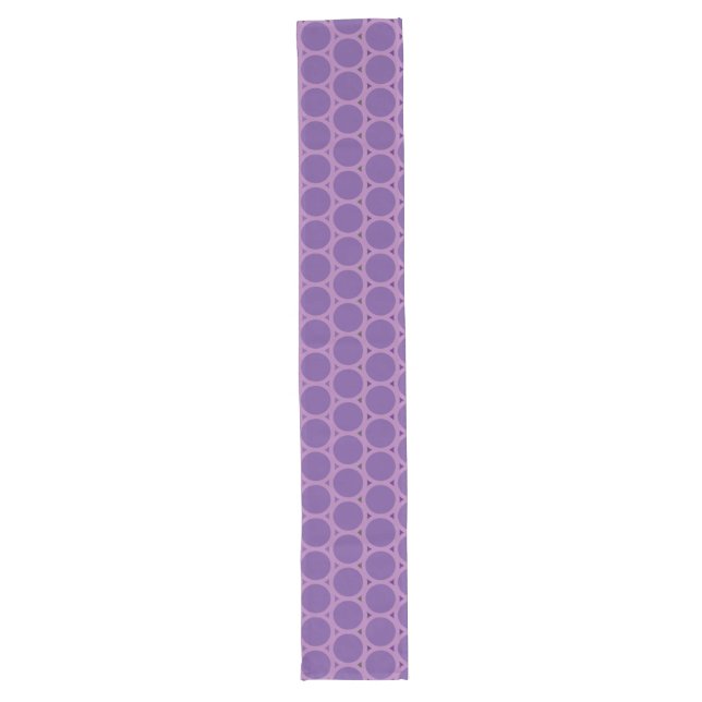 Purple Circles Table Runner (Front)