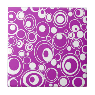 Purple Circles Tile