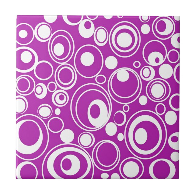 Purple Circles Tile (Front)